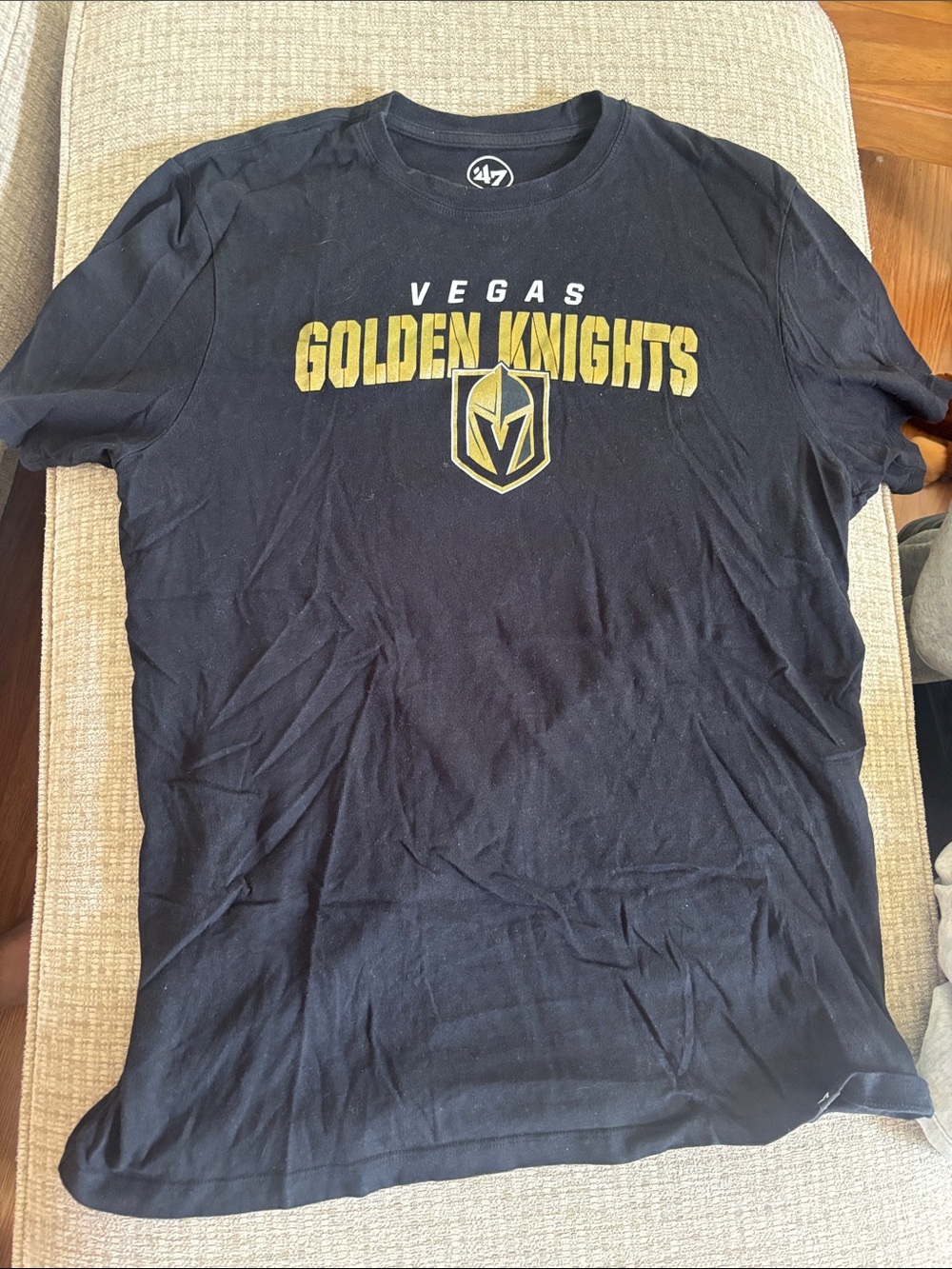 47 Brand Vegas Golden Knights Black Graphic Tee